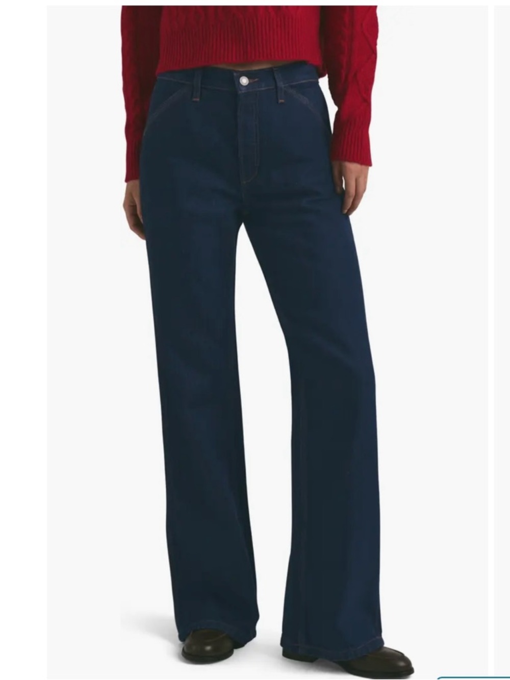 Favorite Daughter Olympia Flare Jeans - Dark Wash (24)